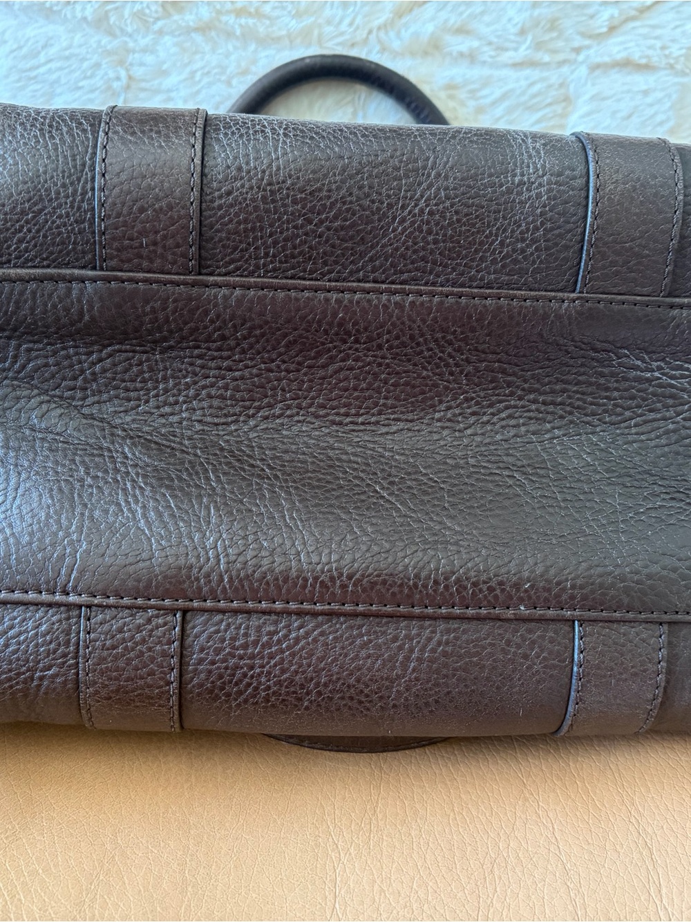 Small Mulberry Bayswater Satchel in Brown Leather - Picture 3 of 13